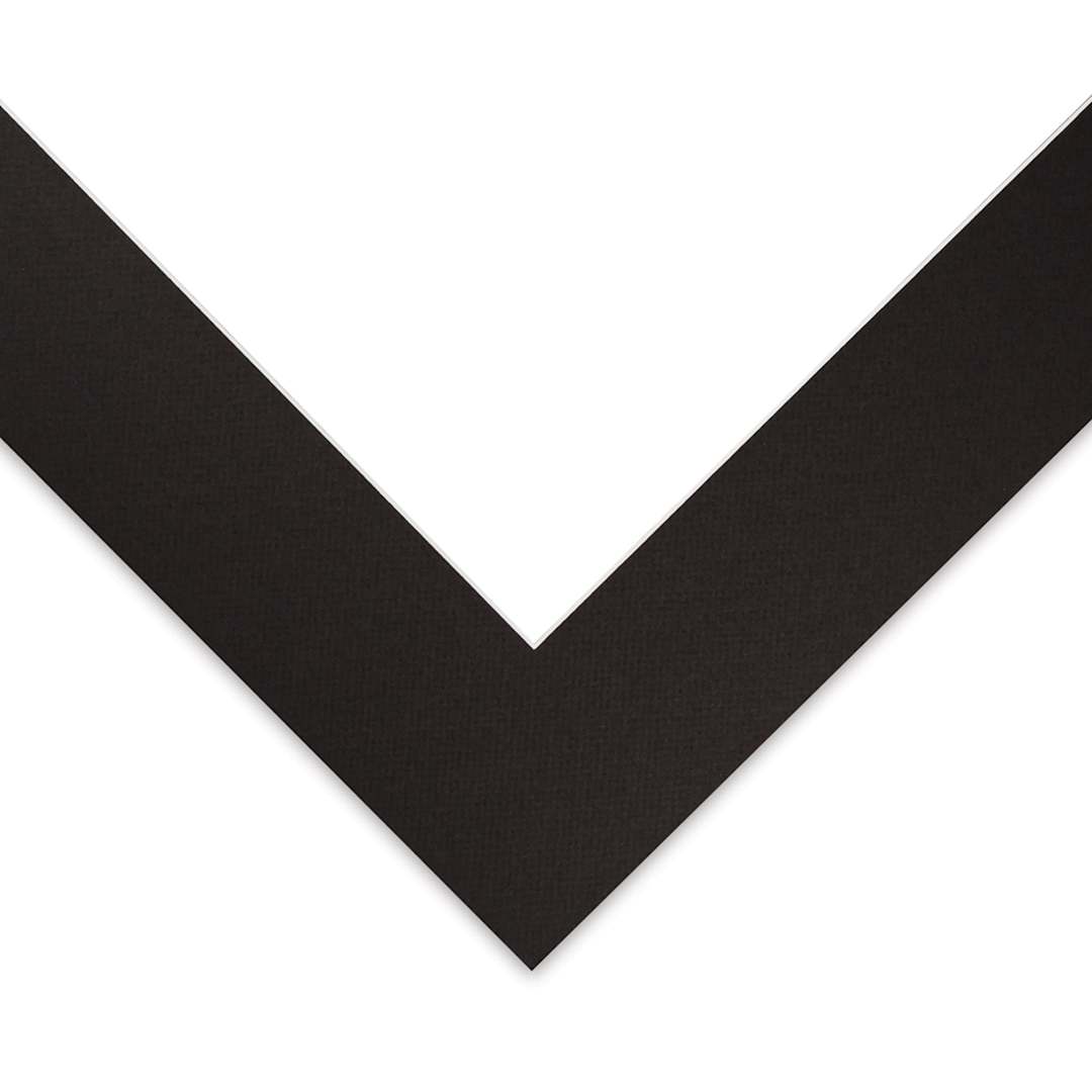 Open in modal - Blick Pre-Cut Mat - Raven Black, 18" x 24" (11-3/4" x 17-3/4" Opening)