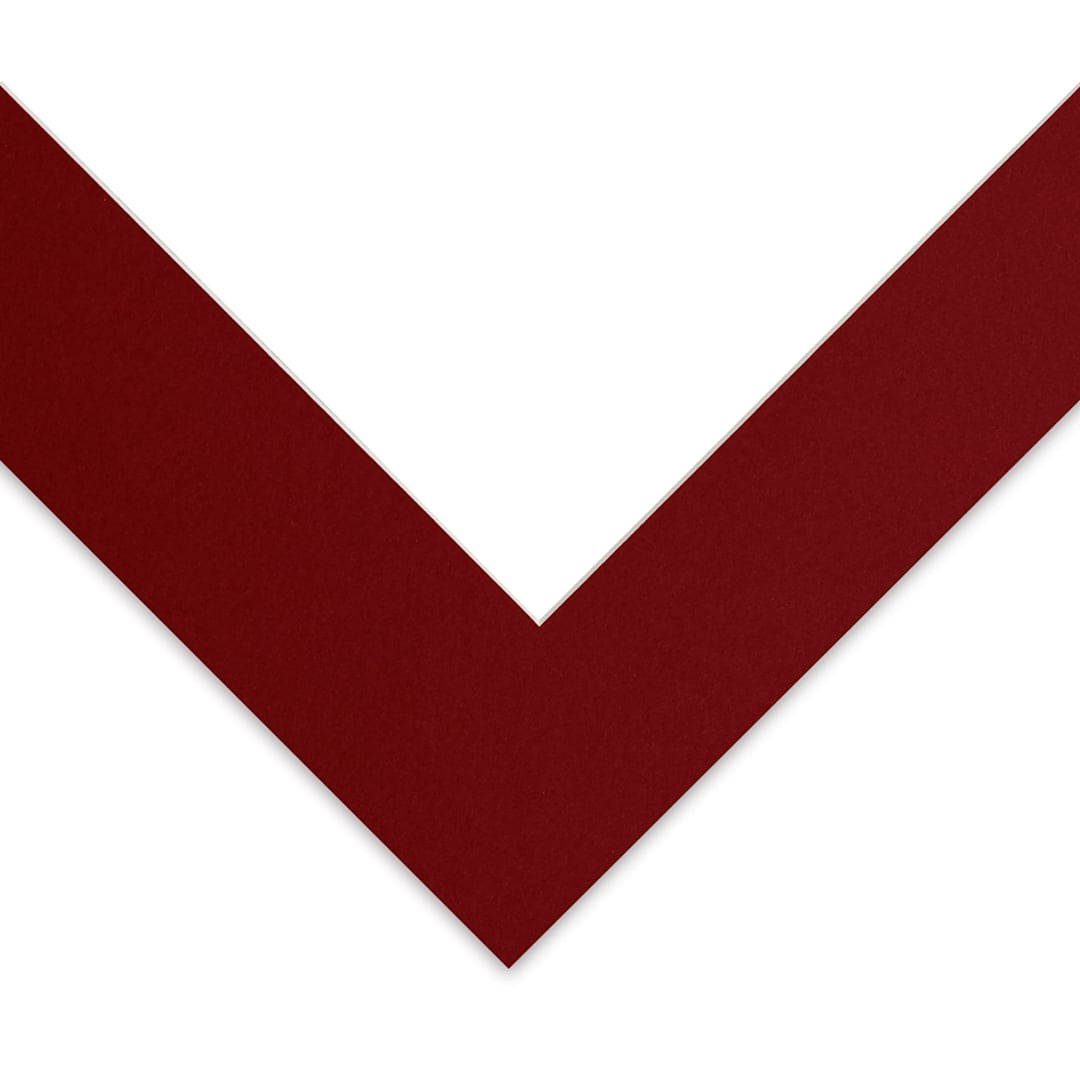 Open in modal - Blick Pre-Cut Mat - Maroon, 16" x 20" (10-1/2" x 13-1/2" Opening)