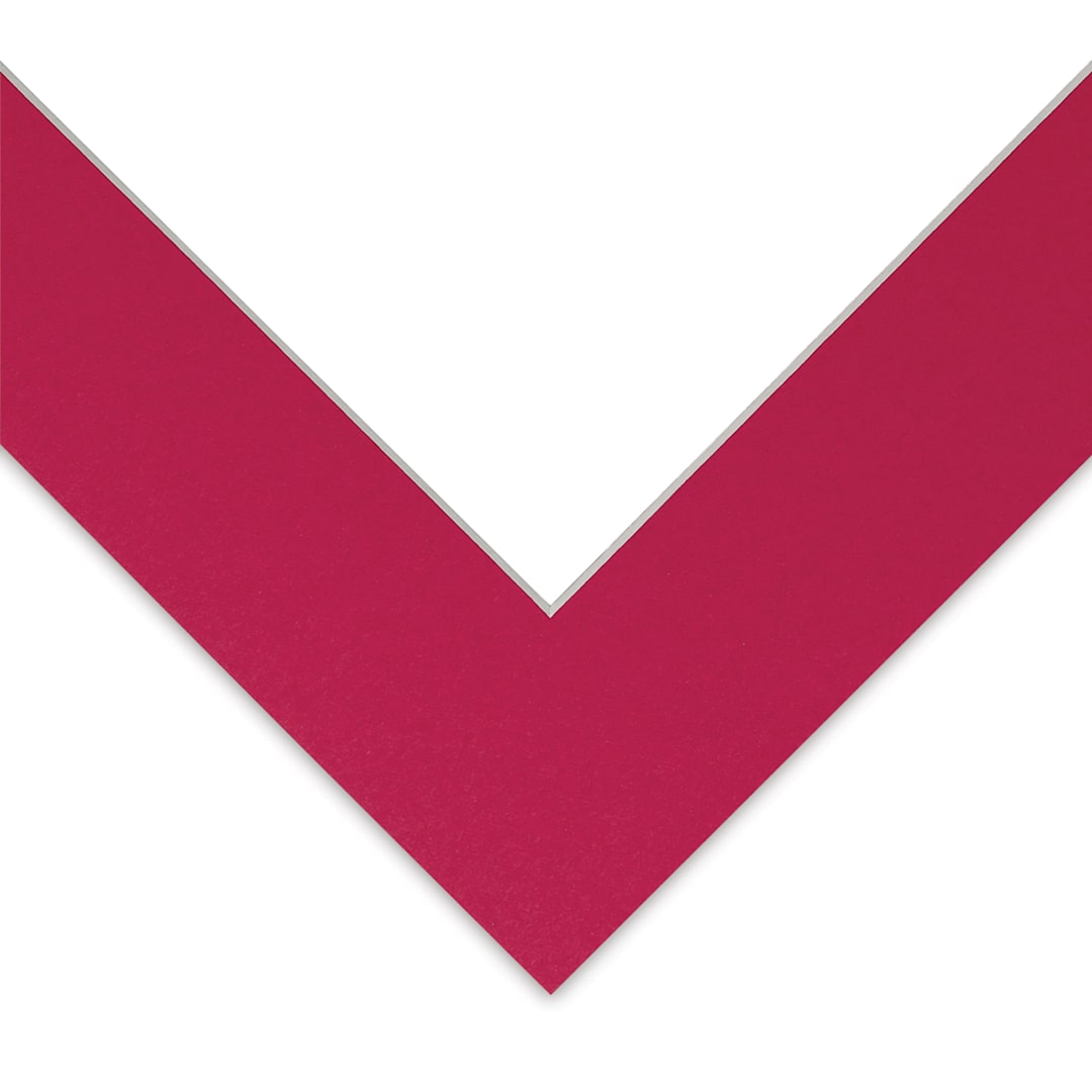 Open in modal - Blick Pre-Cut Mat - Deep Red, 9" x 12" (5-1/2" x 8-1/2" Opening)