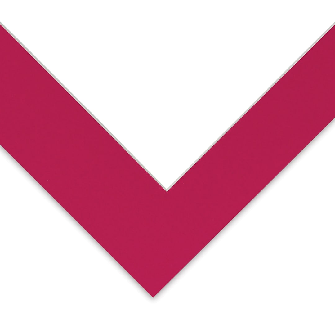 Open in modal - Blick Pre-Cut Mat - Deep Red, 11" x 14" (7-1/2" x 9-1/2" Opening)