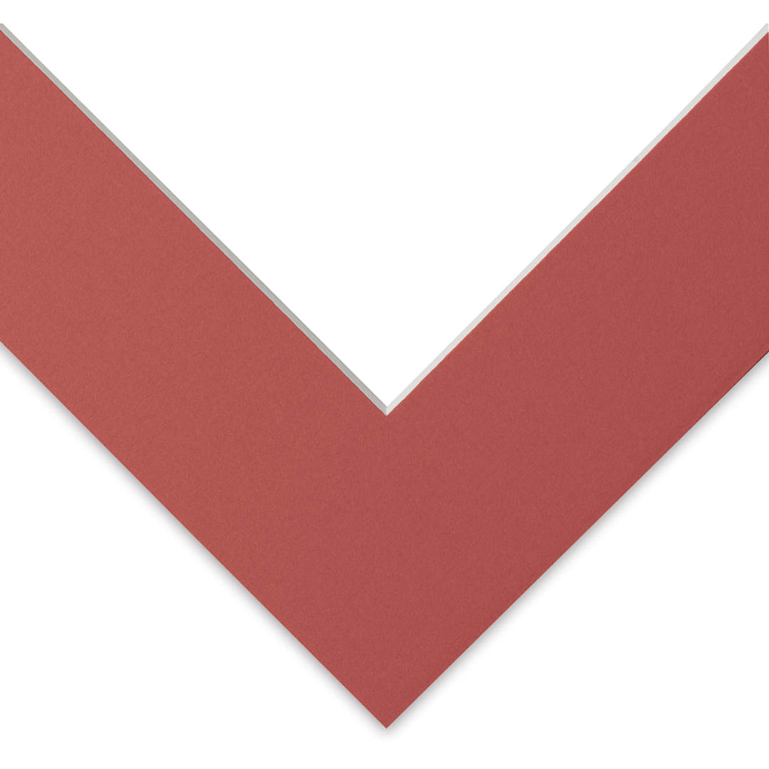 Open in modal - Blick Pre-Cut Mat - Williamsburg Red, 8" x 10" (4-1/2" x 6-1/2" Opening)