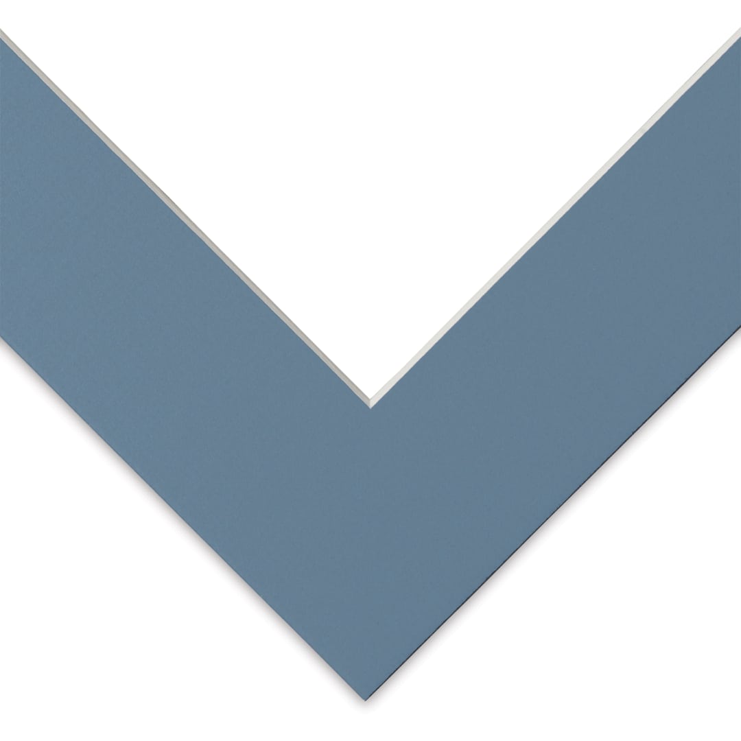 Open in modal - Blick Pre-Cut Mat - Biscay Blue, 8" x 10" (4-1/2" x 6-1/2" Opening)