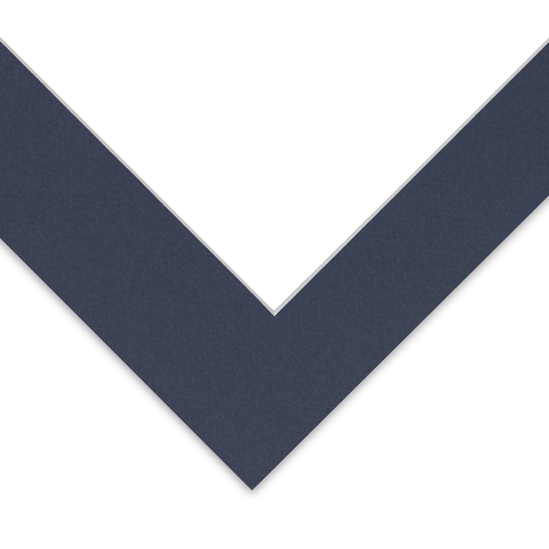 Open in modal - Blick Pre-Cut Mat - Newport Blue, 11" x 14" (7-1/2" x 9-1/2" Opening)