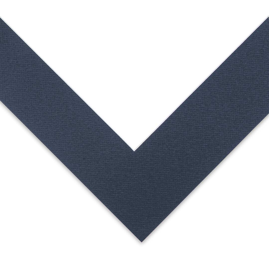 Open in modal - Blick Pre-Cut Mat - Newport Blue, 16" x 20" (10-1/2" x 13-1/2" Opening)