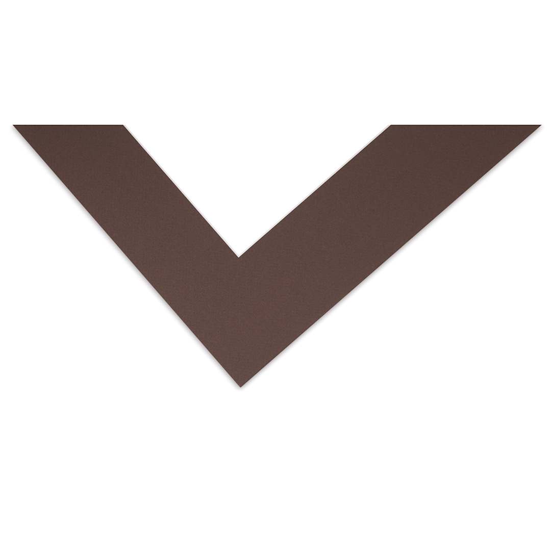 Open in modal - Blick Pre-Cut Mat - Weatherwood, 16" x 20" (10-1/2" x 13-1/2" Opening), corner