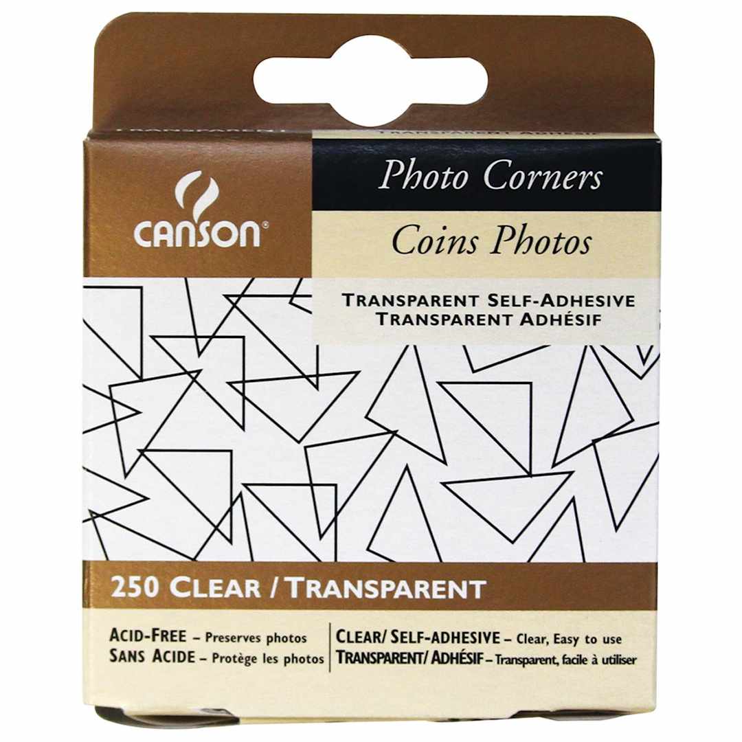 Open in modal - Canson Self-Adhesive Photo Corners, 250/Pkg.