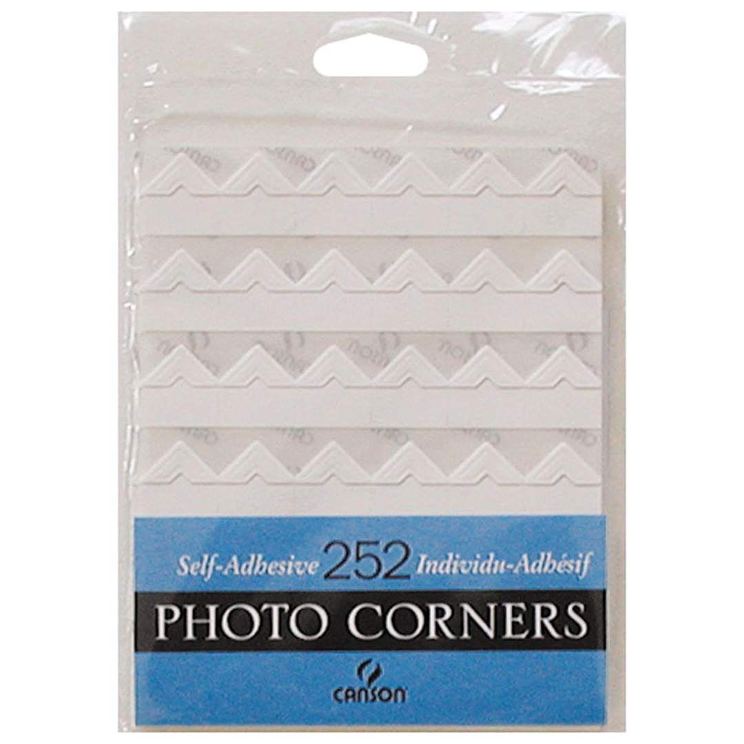 Open in modal - Self-Adhesive Photo Corner Sheets White - Peggable