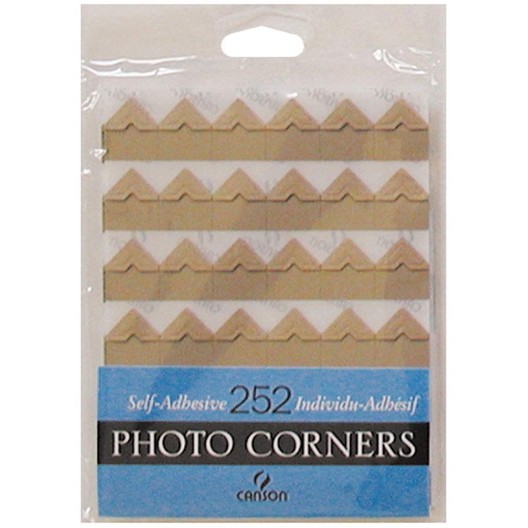 Open in modal - Self-Adhesive Photo Corner Sheets Kraft - Peggable