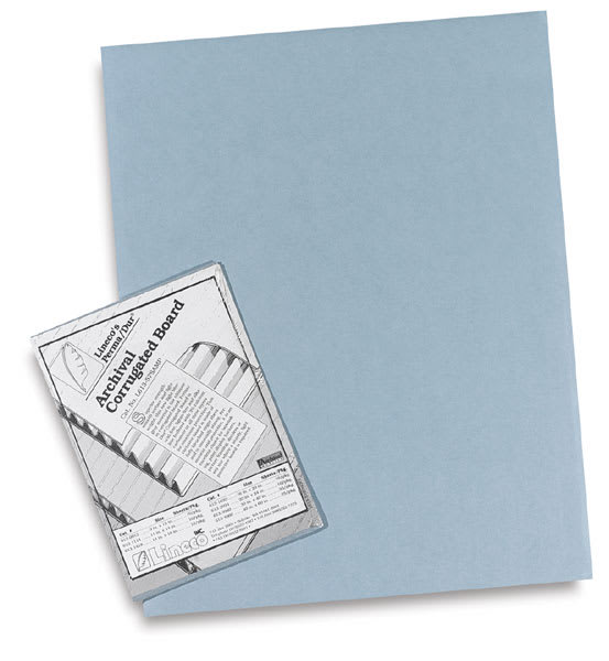 Open in modal - Archival Corrugated Backer Board - Package of Boards with label slightly removed
