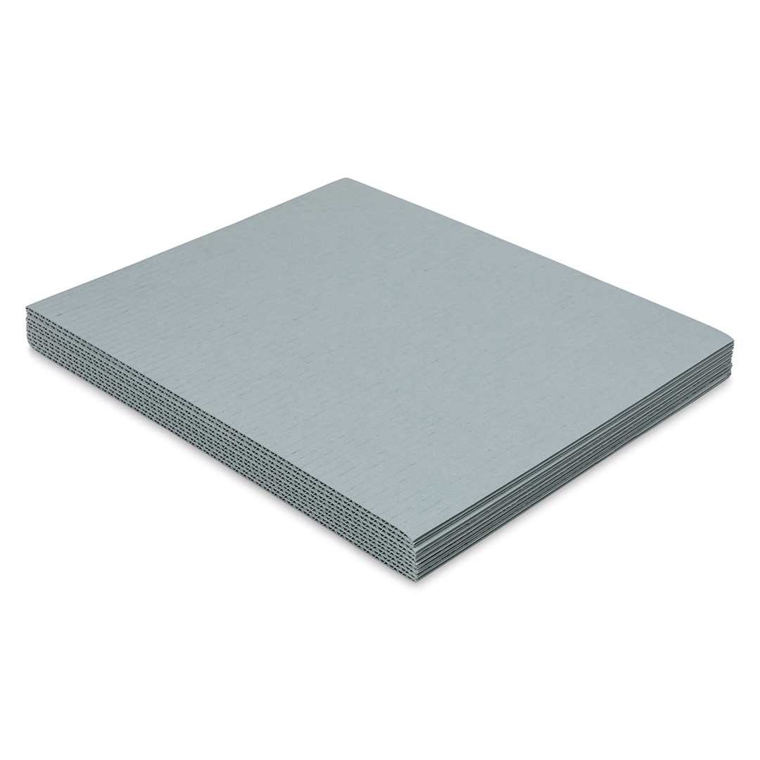 Open in modal - Lineco Backer Board Pack - 11" x 14", Blue/Gray, Pkg of 10