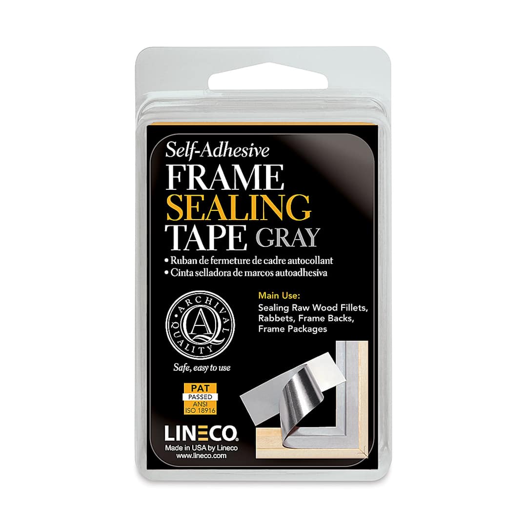 Open in modal - Lineco Frame Sealing Tape - 1-1/4" x 24 ft, Gray