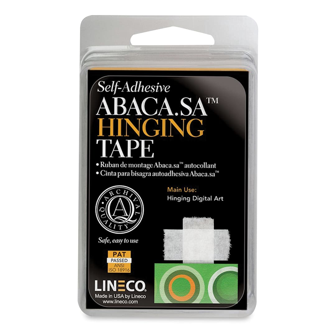 Open in modal - Lineco Abaca Self-Adhesive Hinging Tape - 7/8" x 12 ft