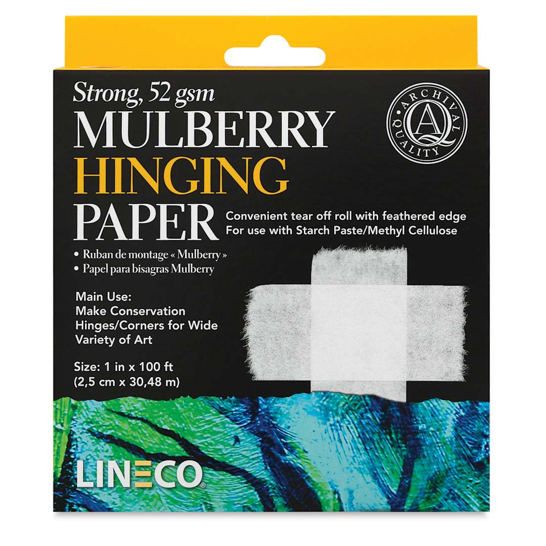 Open in modal - Lineco Mulberry Hinging Paper - Front of package shown
