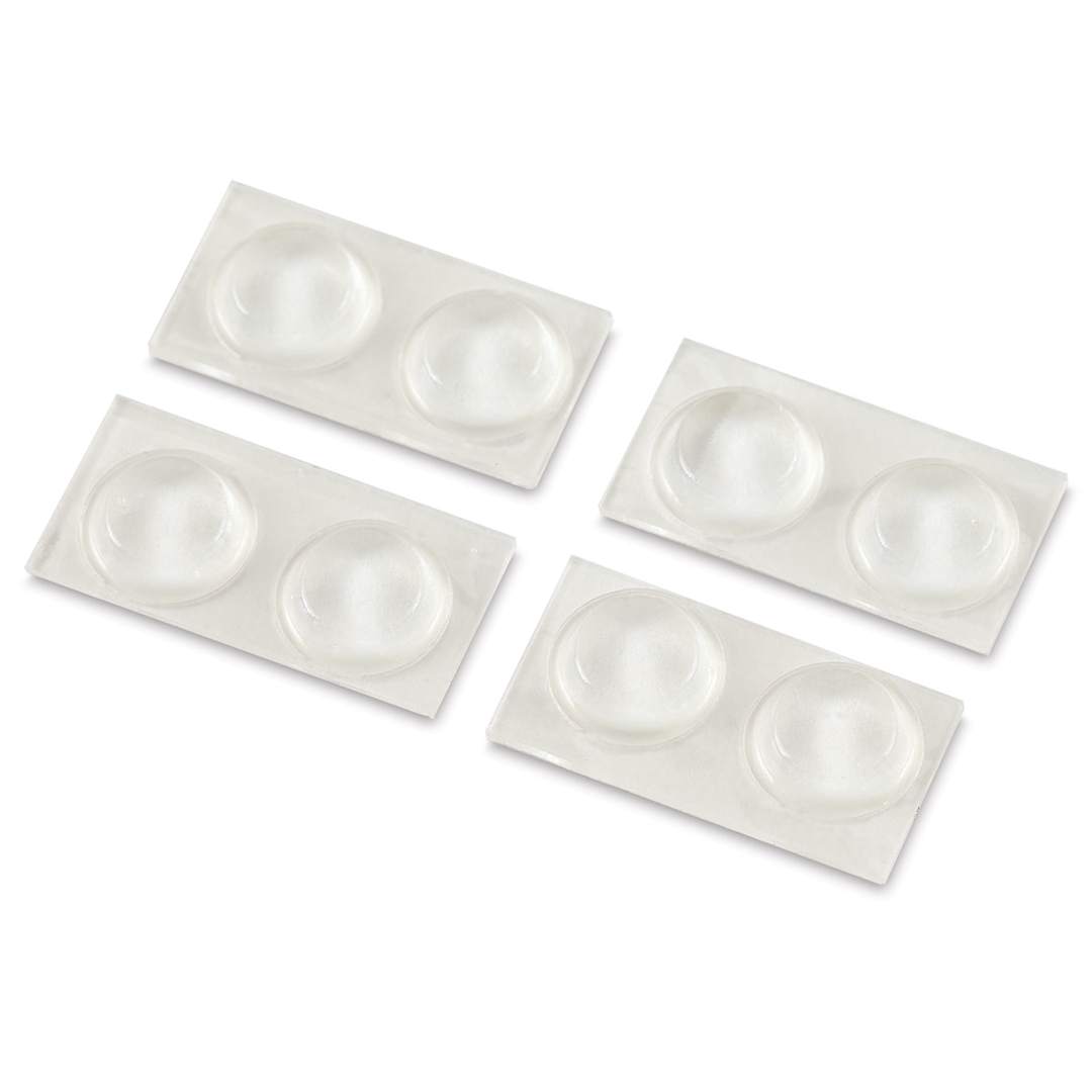 Open in modal - Hangman Picture Hanging Friction Bumpers - Top view of Four pair of bumpers
