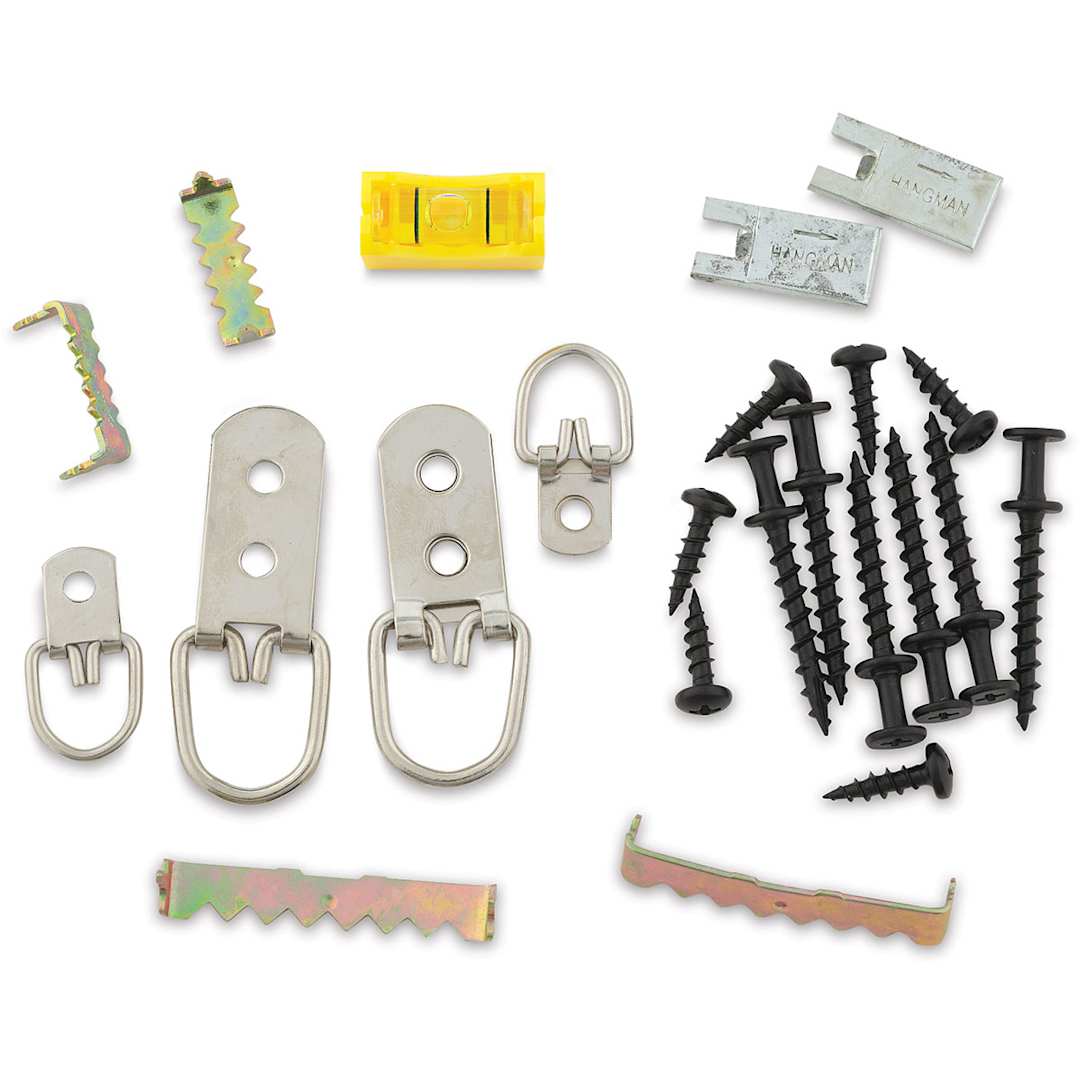Open in modal - Hangman Professional Picture Hanging Kit - Components of Kit
