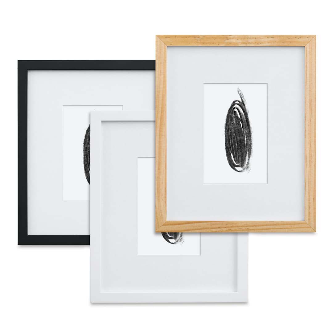 Open in modal - Blick Emery Gallery Frames with Mat, different finishes