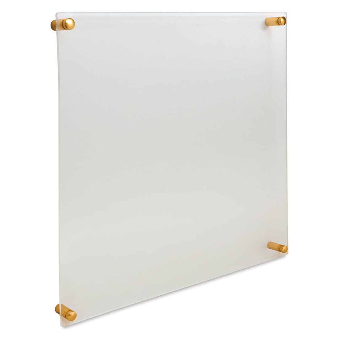 Open in modal - Cool Modern Frame, Goldtone Hardware - 15" x 15"