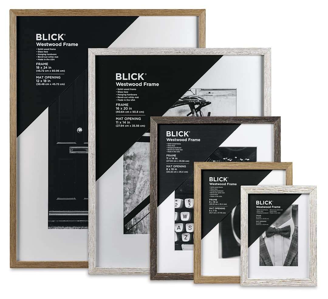 Open in modal - Blick Westwood Frames with Mat, different finishes and sizes