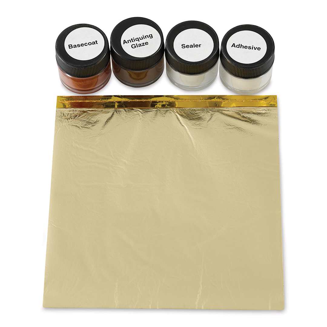 Open in modal - Mona Lisa Gold Leaf Starter Kit contents