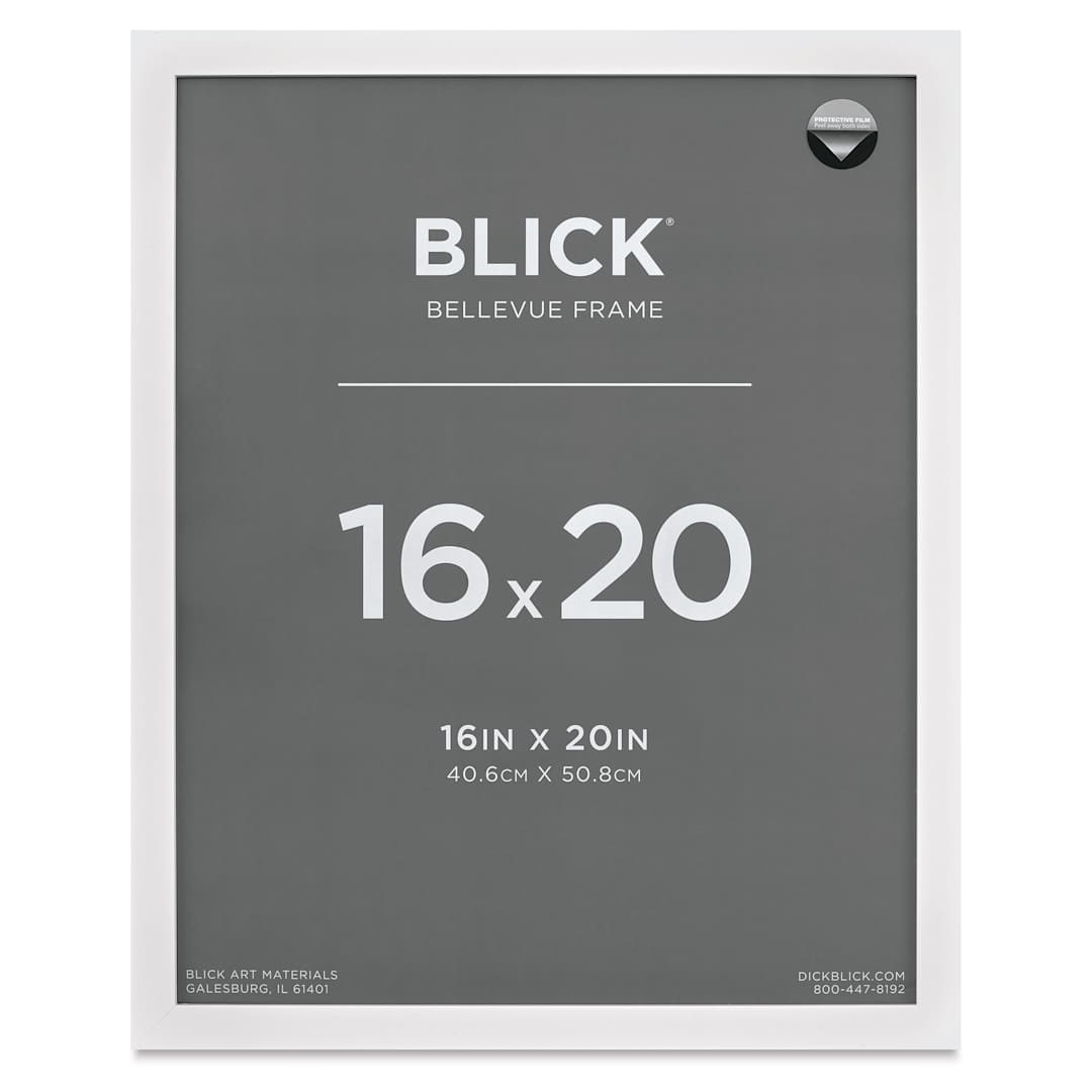Open in modal - Blick Bellevue Frame - White, 16" x 20", front of frame