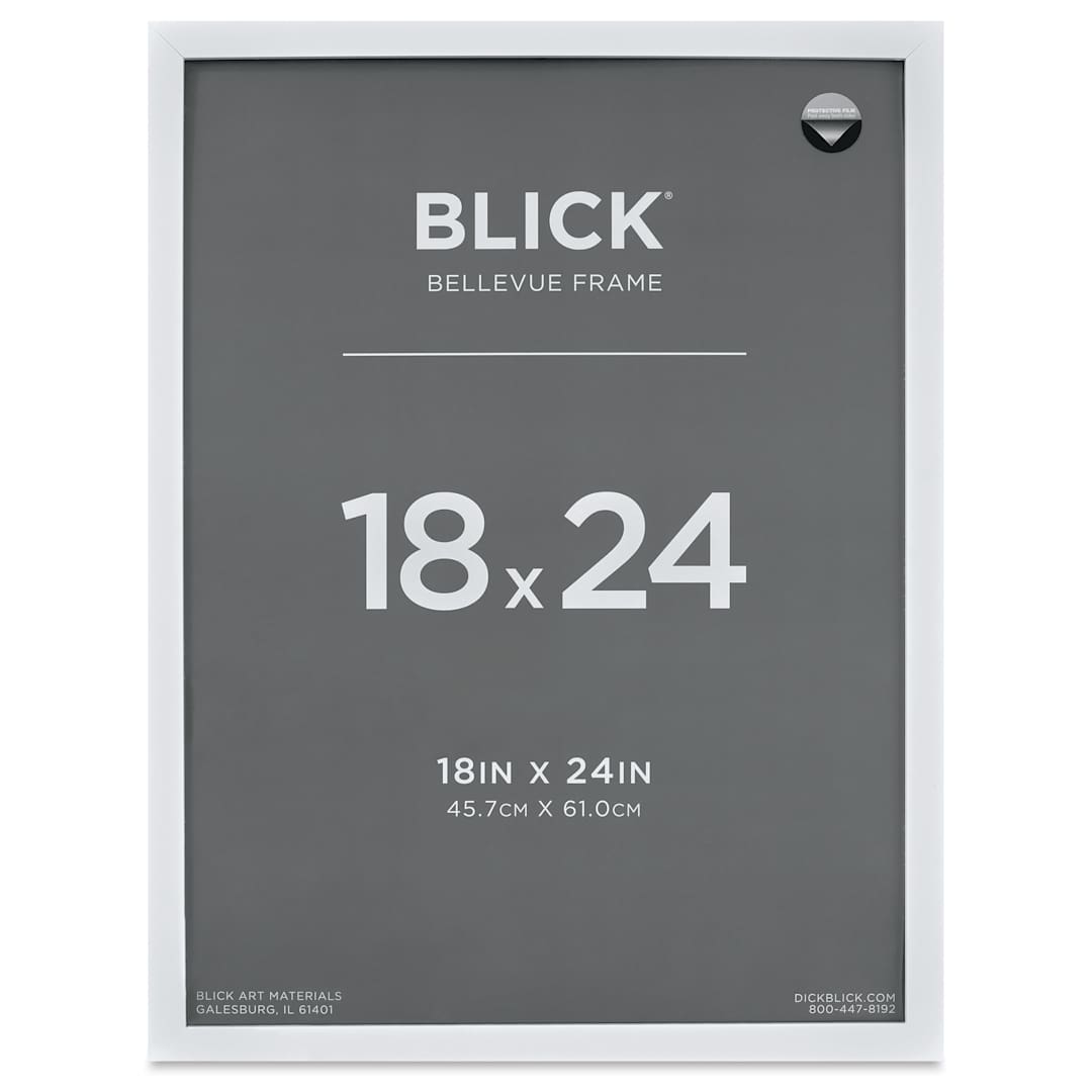 Open in modal - Blick Bellevue Frame - White, 18" x 24", front of frame