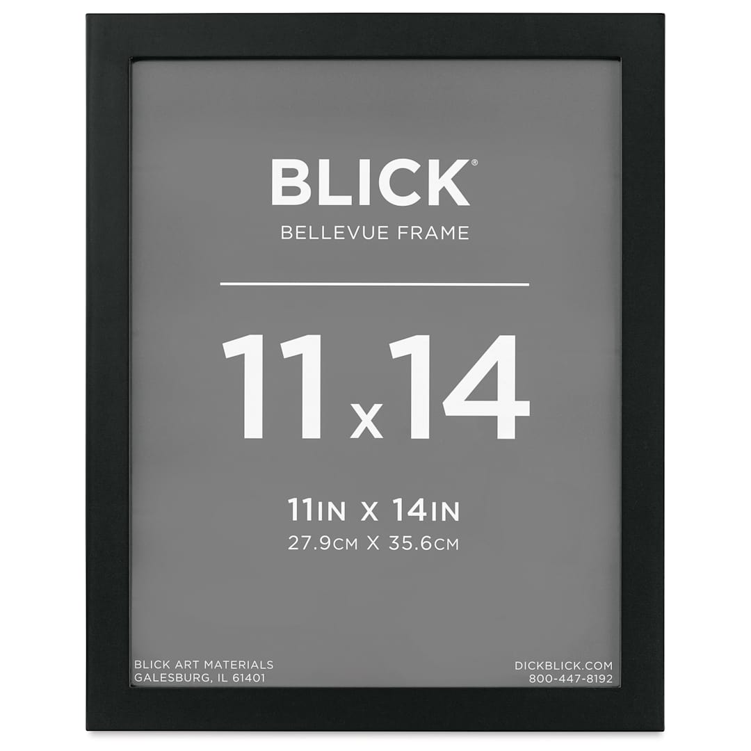 Open in modal - Blick Bellevue Frame - Black, 11" x 14", front of frame