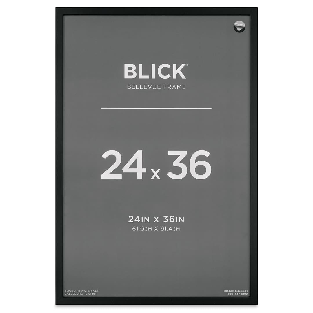 Open in modal - Blick Bellevue Frame - Black, 24" x 36", front of frame
