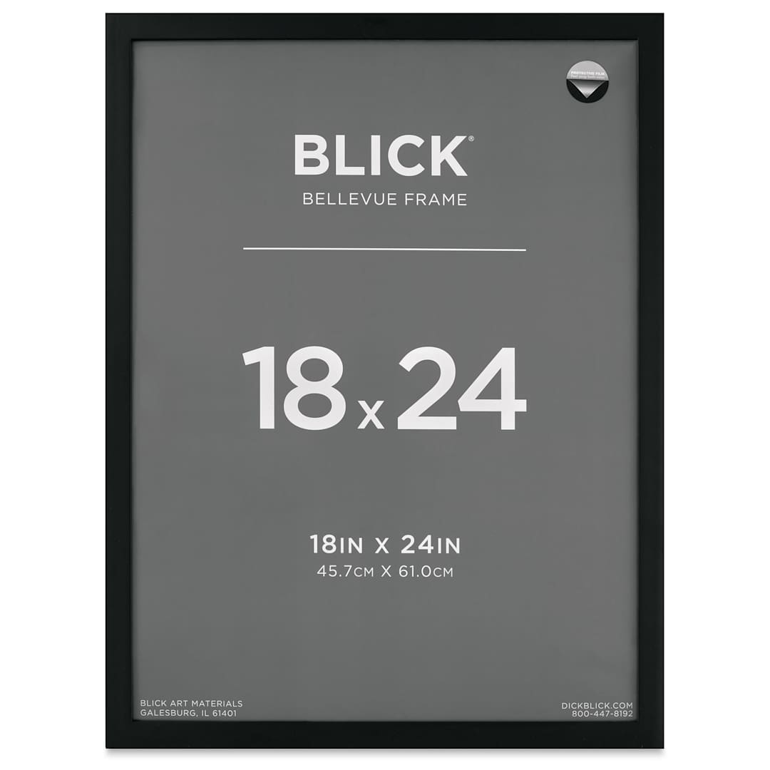 Open in modal - Blick Bellevue Frame - Black, 18" x 24", front of frame