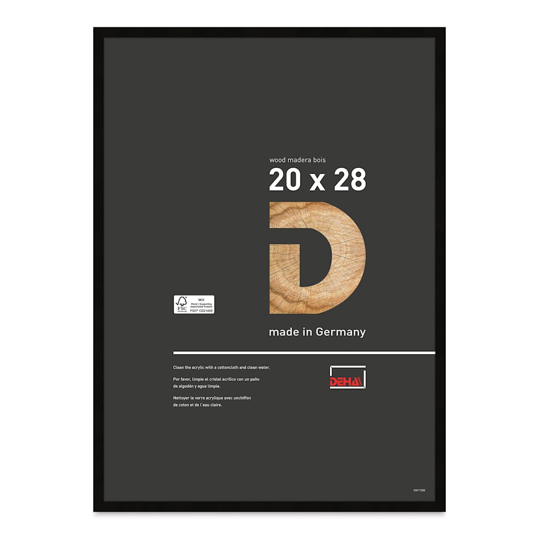 Open in modal - Deha Design Fontana Wood Frame - Black, 20" x 28"