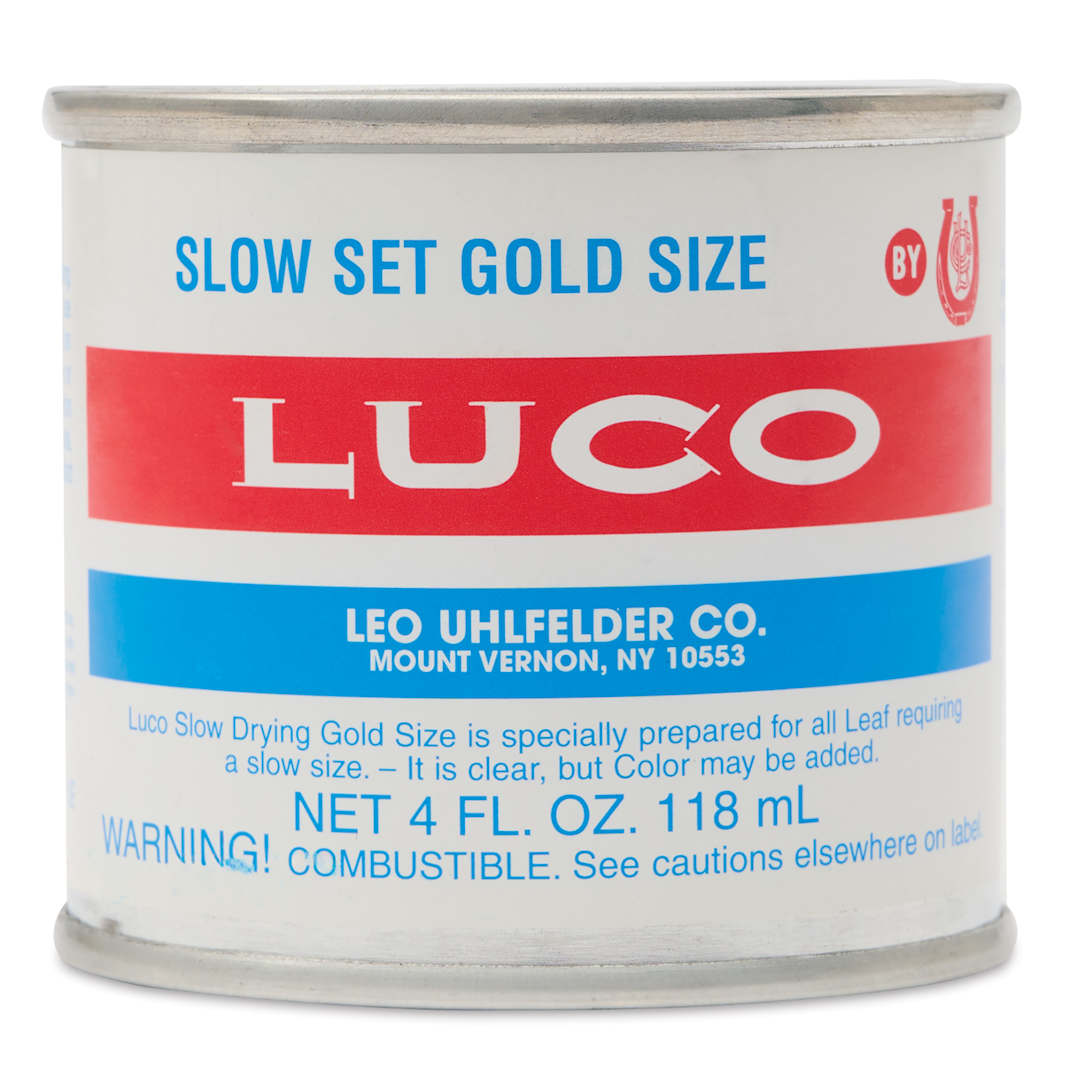 Open in modal - Luco Slow Set Gold Size - 4 oz, front of can