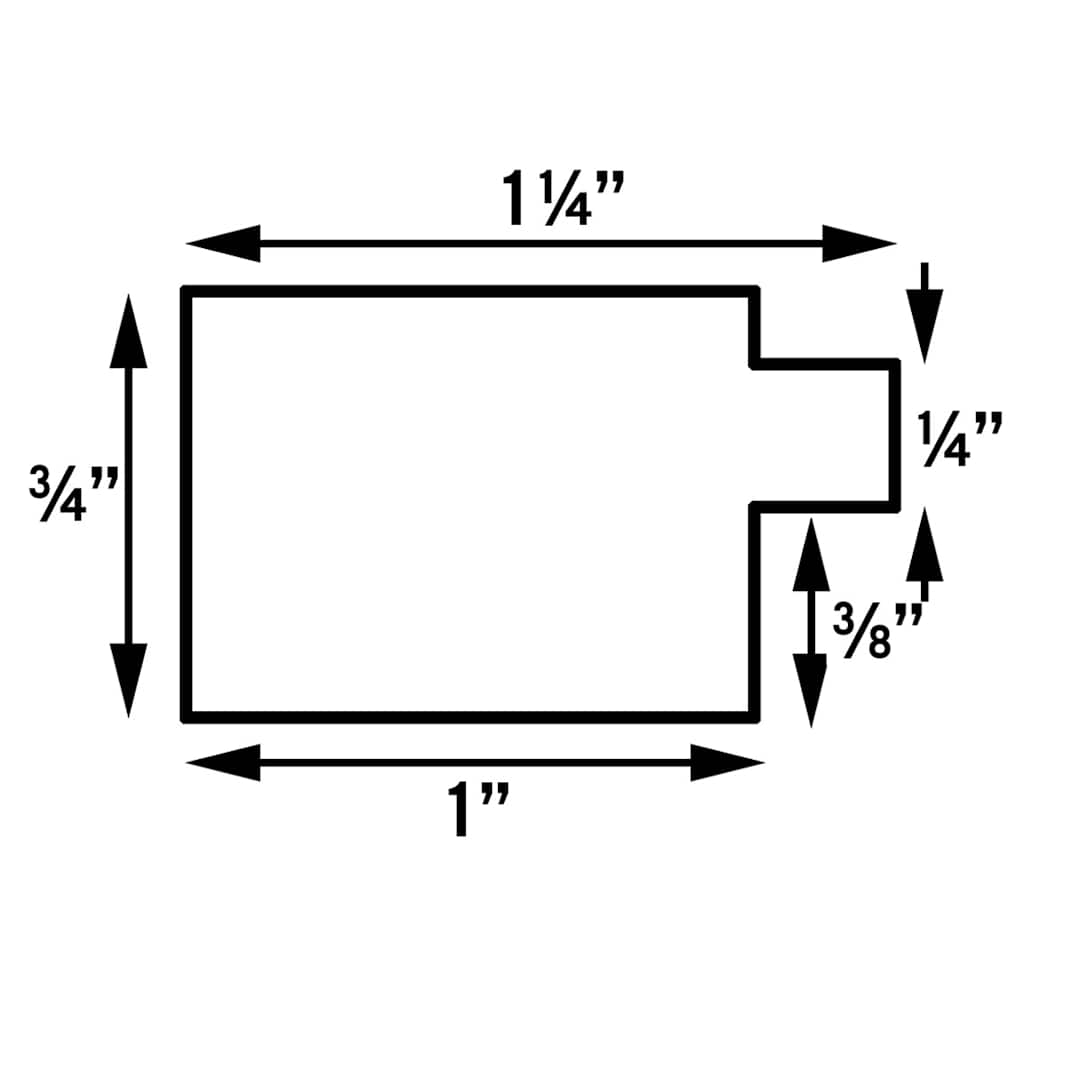 Open in modal - European Spruce Frame - Diagram showing dimensions of frame
