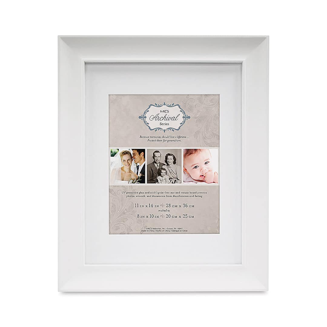 Open in modal - MCS Archival Series Frames - Front of White 11 x 14 inch Frame
