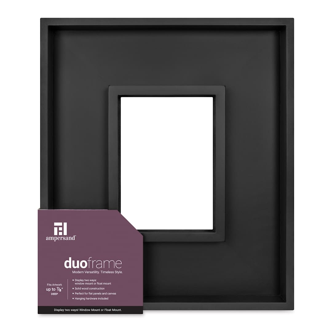 Open in modal - Ampersand DuoFrame - Black, 5" x 7"