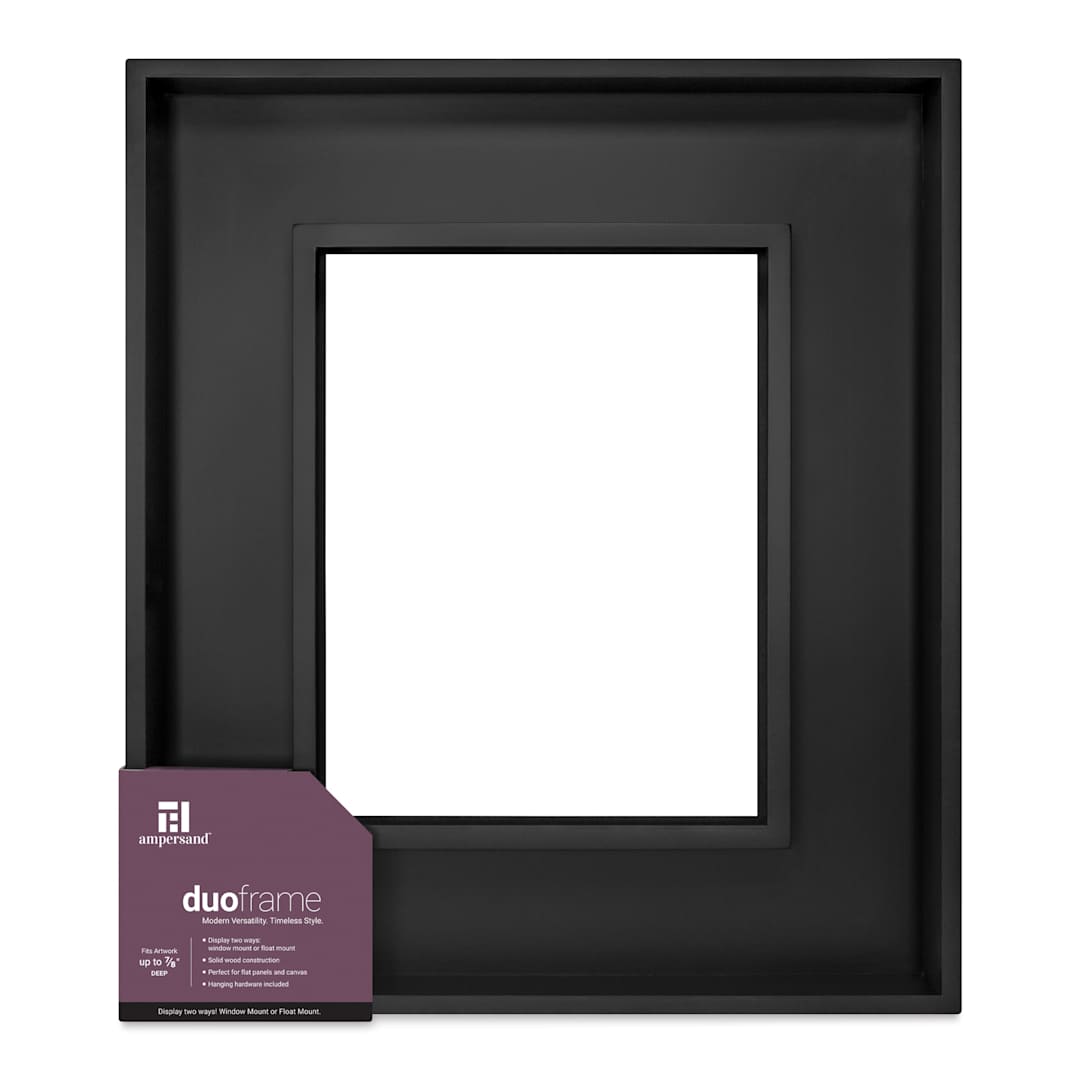 Open in modal - Ampersand DuoFrame - Black, 9" x 12"