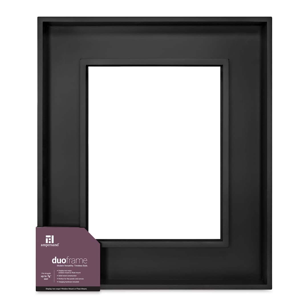 Open in modal - Ampersand DuoFrame - Black, 11" x 14"