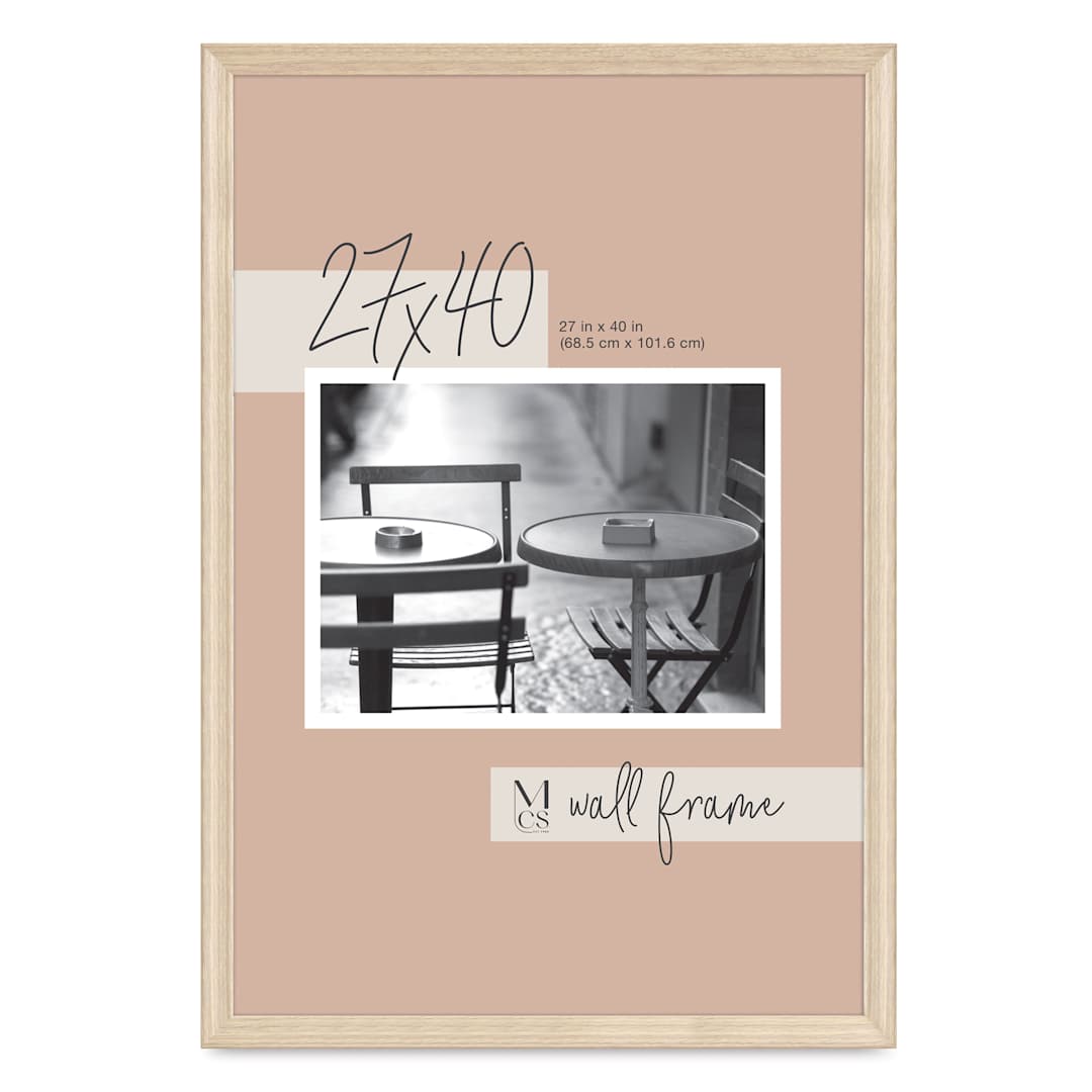 Open in modal - MCS Classic Edge Frame - 27" x 40", Natural