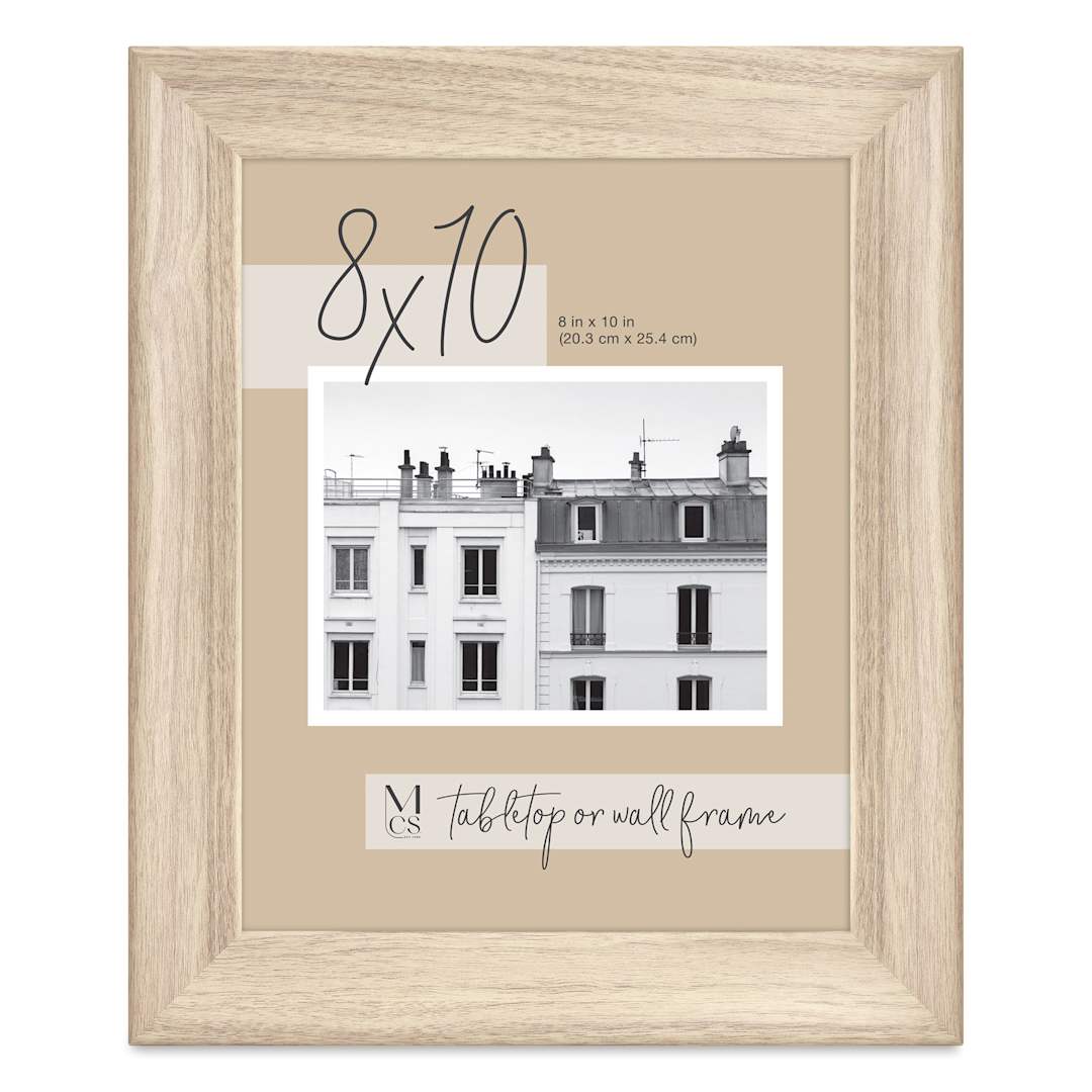 Open in modal - MCS Classic Edge Frame - 8" x 10", Natural with Easel Back