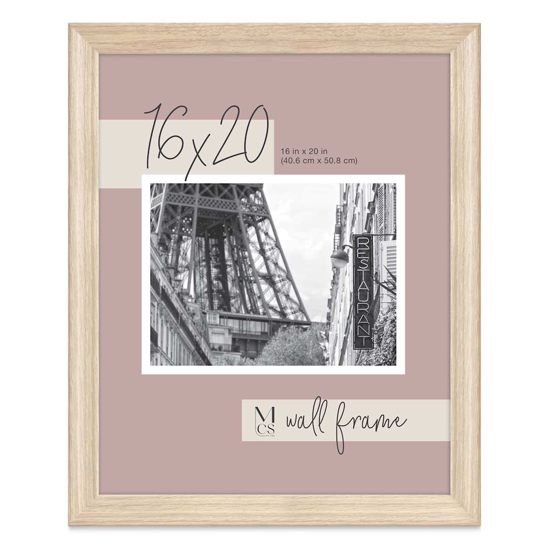 Open in modal - MCS Classic Edge Frame - 16" x 20", Natural