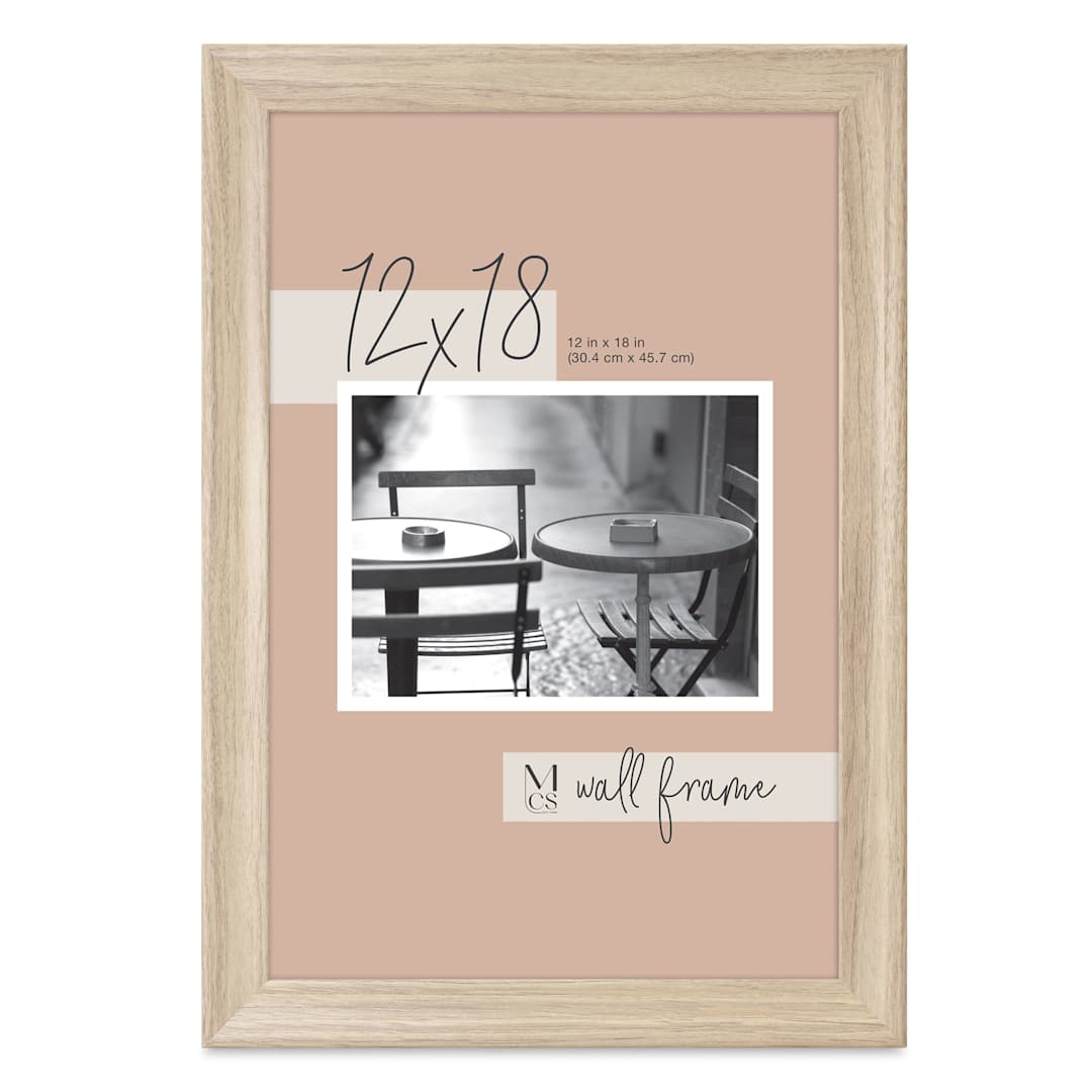 Open in modal - MCS Classic Edge Frame - 12" x 18", Natural