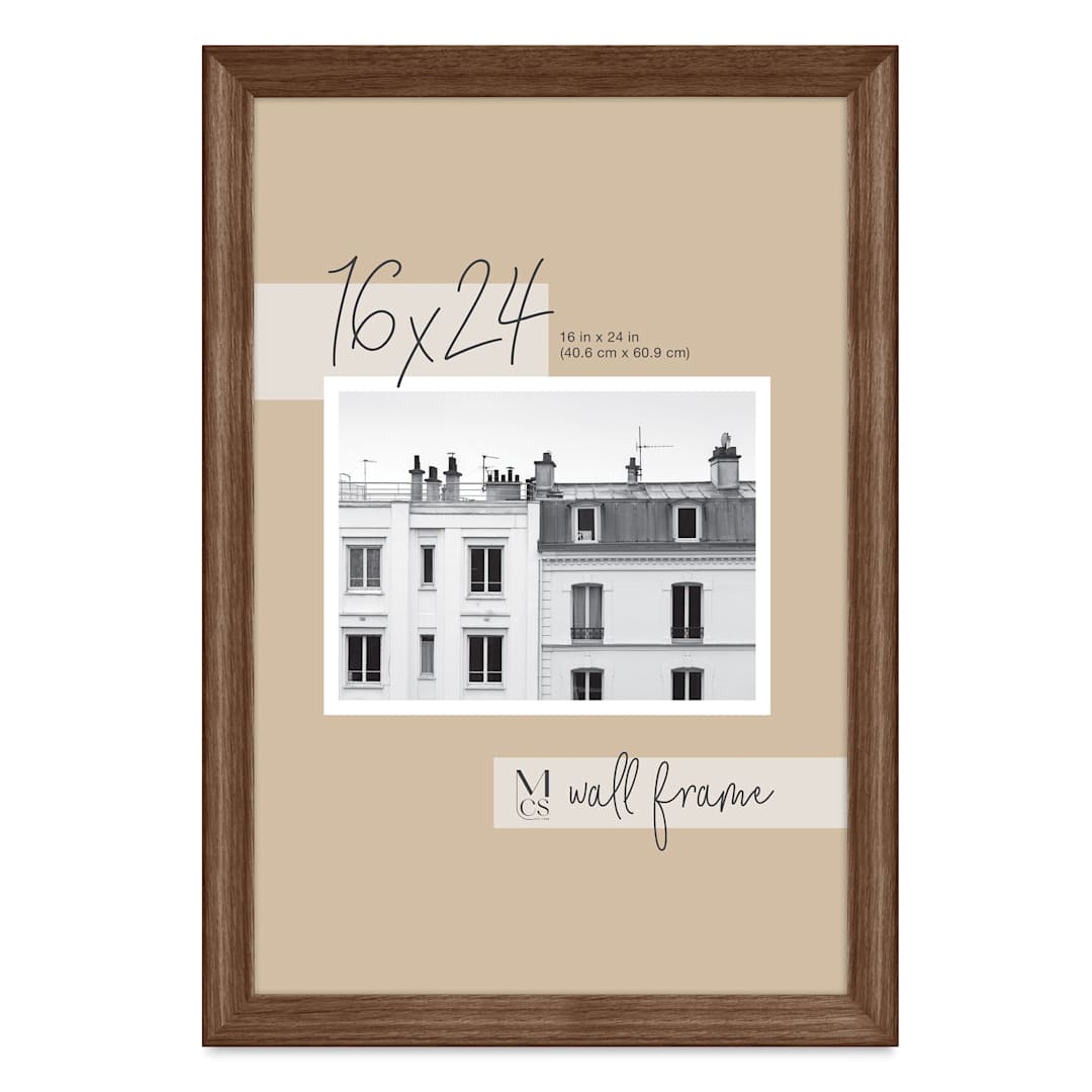 Open in modal - MCS Classic Edge Frame - 16" x 24" Walnut
