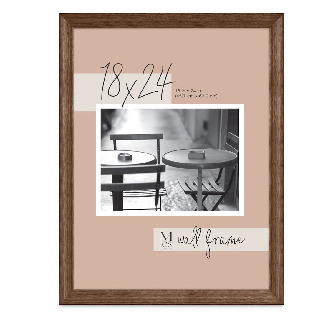 Open in modal - MCS Classic Edge Frame - 18" x 24" Walnut