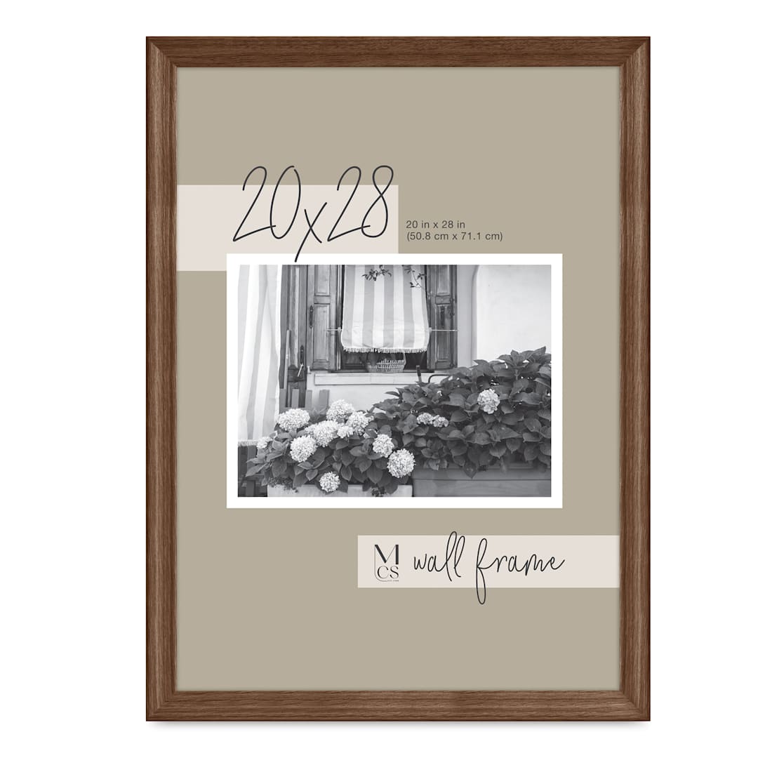 Open in modal - MCS Classic Edge Frame - 20" x 28" Walnut