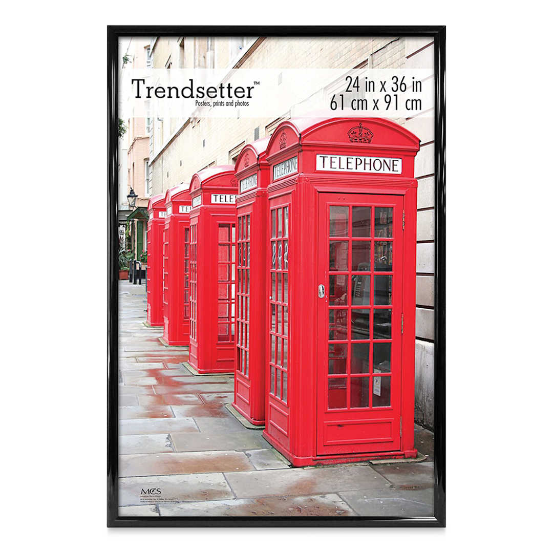 Open in modal - MCS Trendsetter Acrylic Poster Frame - 24" x 36" x 1/4", Black