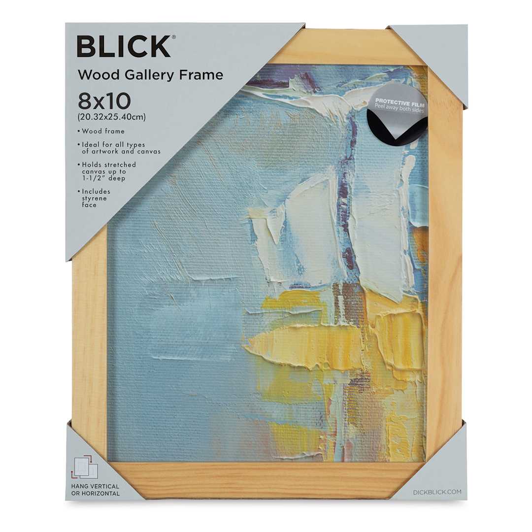 Open in modal - Blick Wood Gallery Frame - Natural, 8'' x 10'' (In packaging)