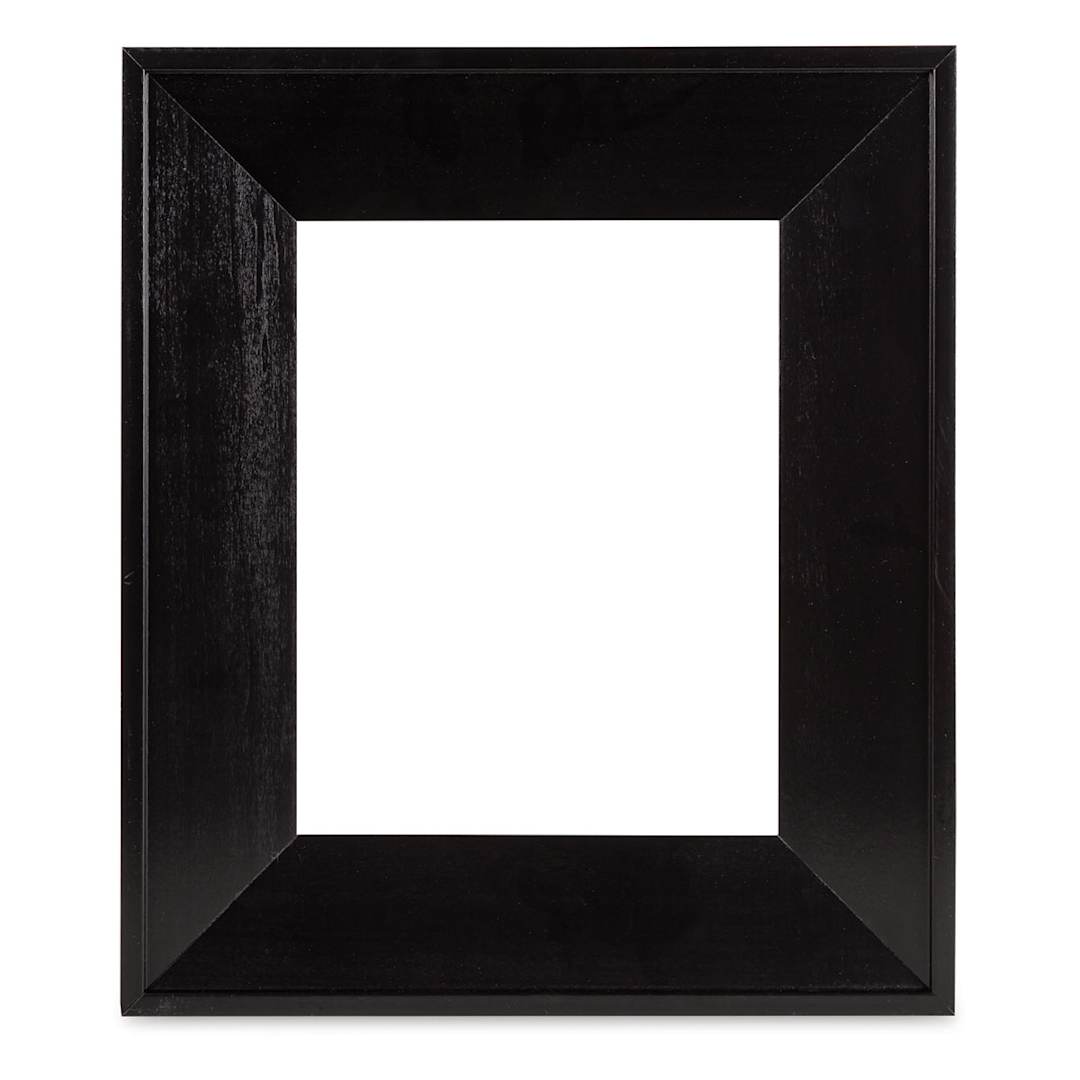 Open in modal - Blick Aliso Wood Frame - 8" x 10" x 1/4", Black