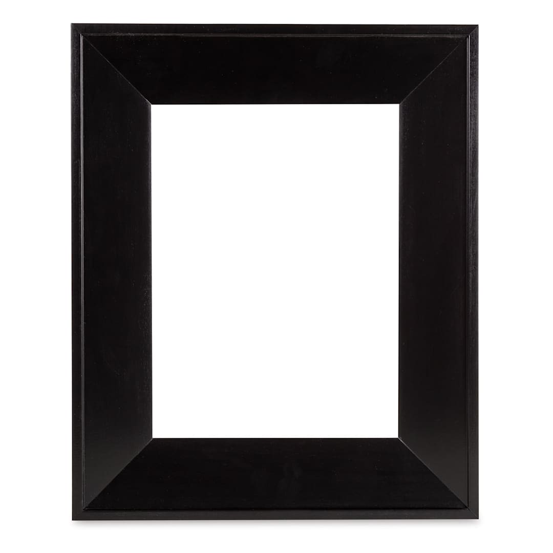 Open in modal - Blick Aliso Wood Frame - 9" x 12" x 1/4", Black