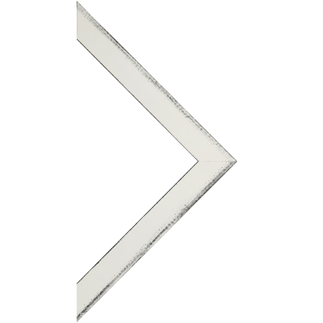 Open in modal - Blick Sierra Wood Frame - 9" x 12" x 1/2", Aged White