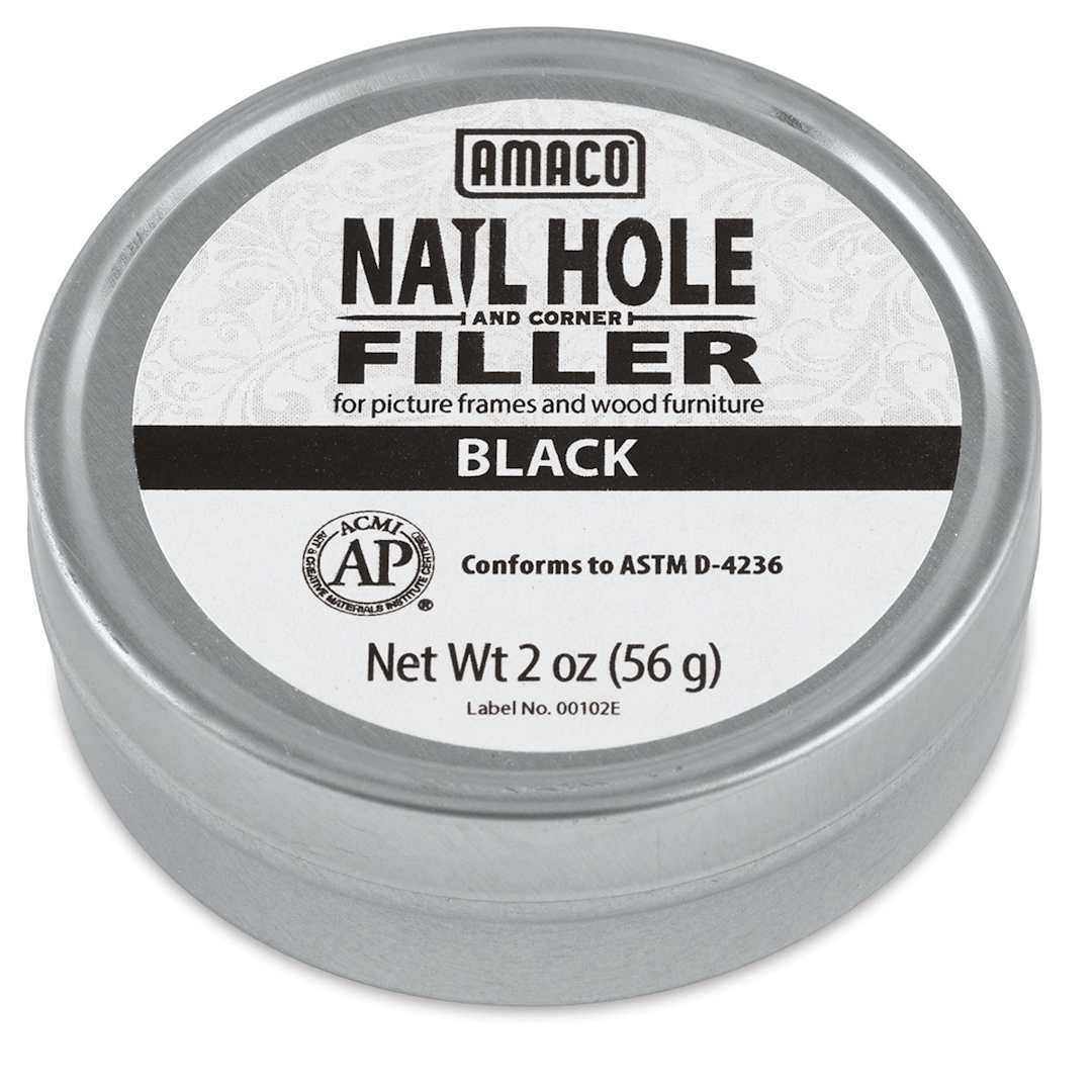 Open in modal - Amaco Nail Hole and Corner Filler - 2 oz, Black