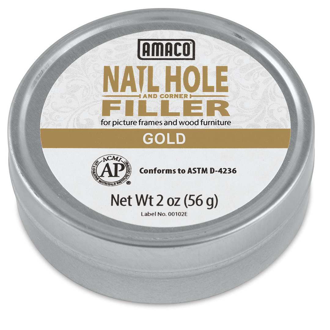Open in modal - Amaco Nail Hole and Corner Filler - 2 oz, Gold