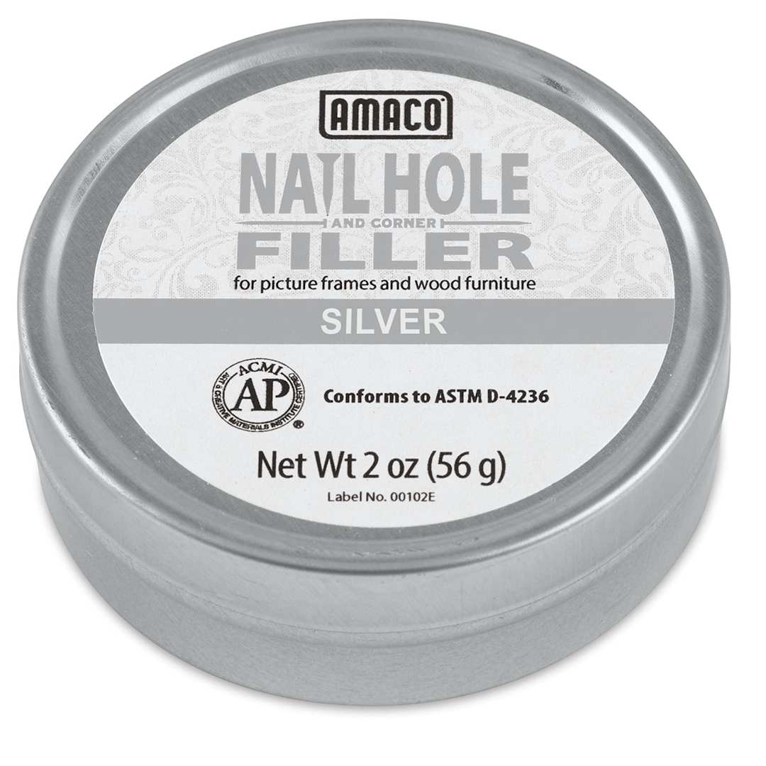 Open in modal - Amaco Nail Hole and Corner Filler - 2 oz, Silver
